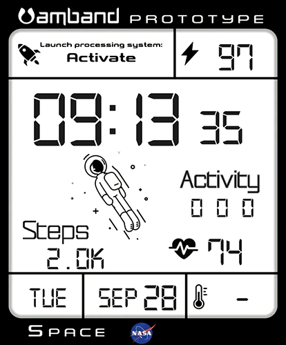 FREE Apple Watch Face amBand White .Clock File Amband