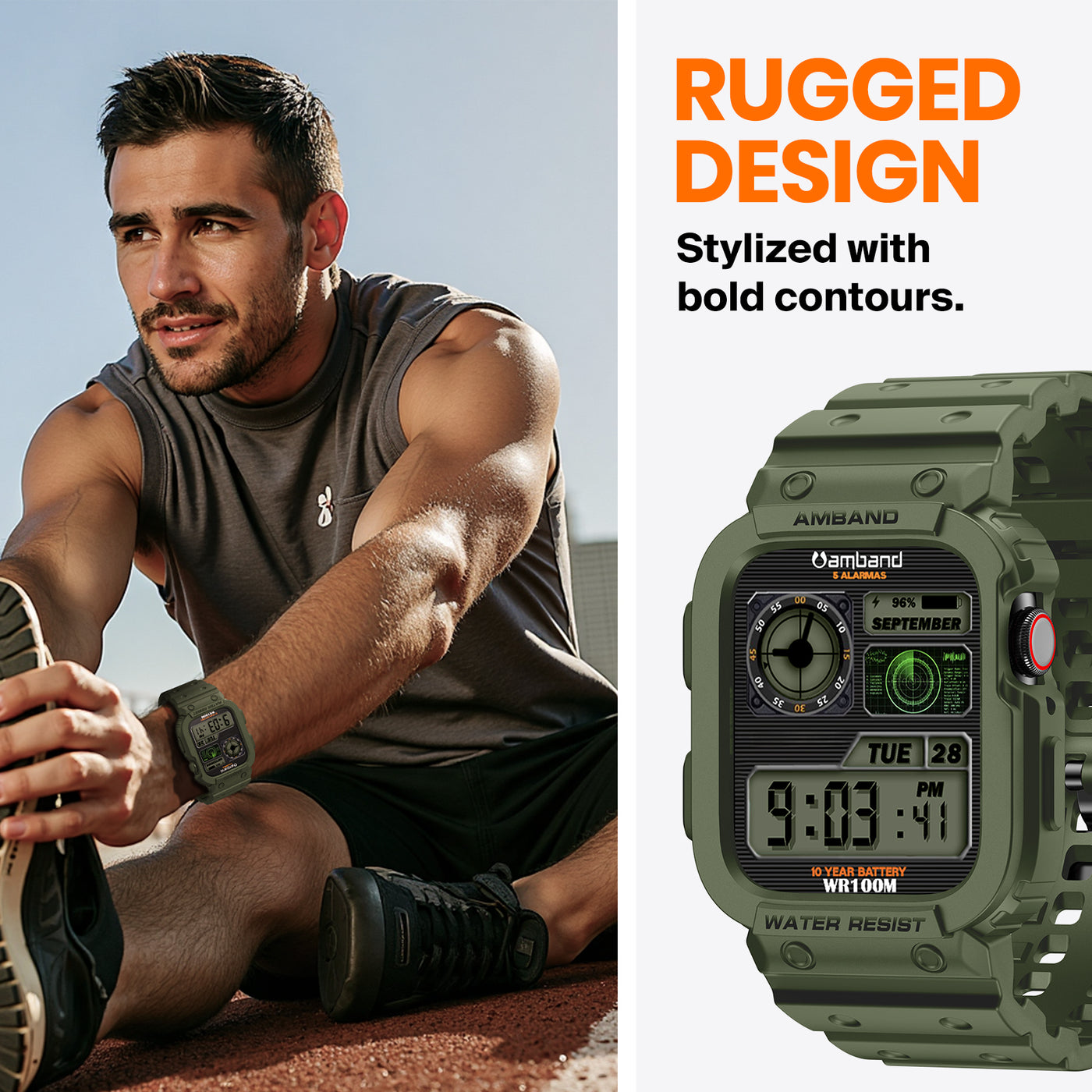 Moving Fortress - Sport Series Apple Watch Band