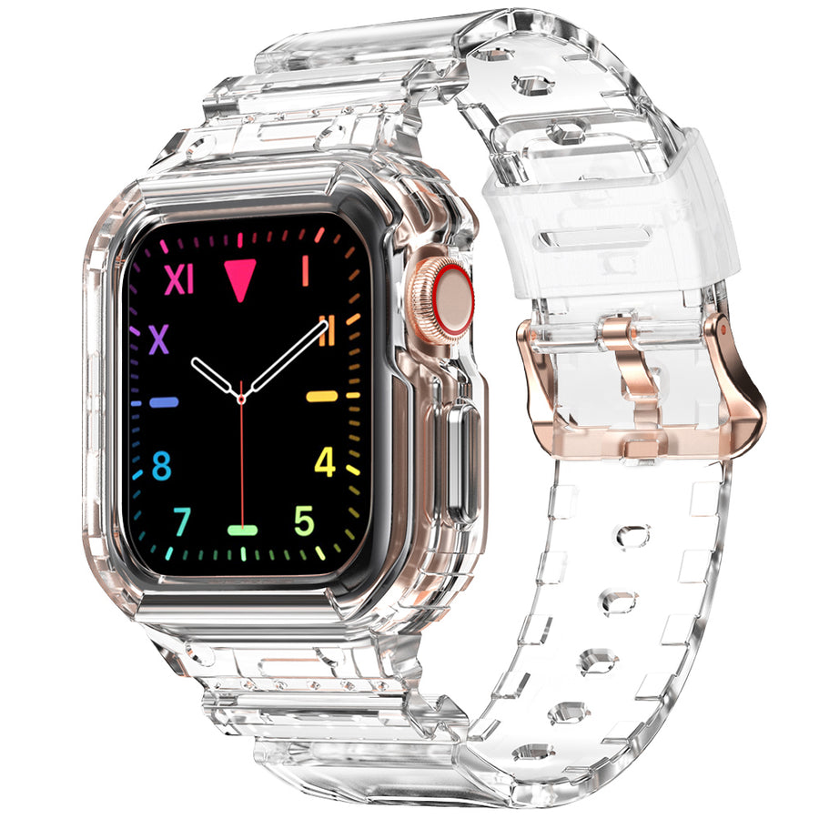 amBand E1 Clear Apple Watch Case with Band
