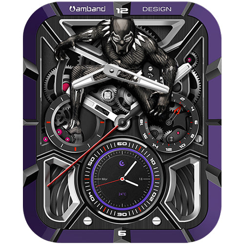 FREE Apple Watch Face | Black Panther Version 0.1 - PNG File – Amband®