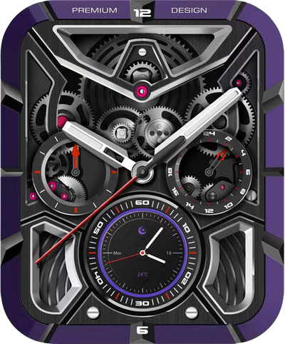 FREE Apple Watch Face New Star Version 0.1 PNG File Amband