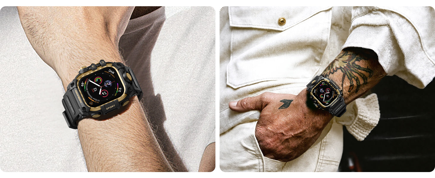 amBand watch case bands worn on the wrist